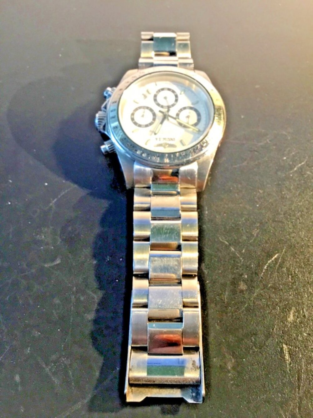 Invicta 9211 PROFESSIONAL= Chronograph= Quartz =Stainless=NEW BATTERY - Picture 5 of 8